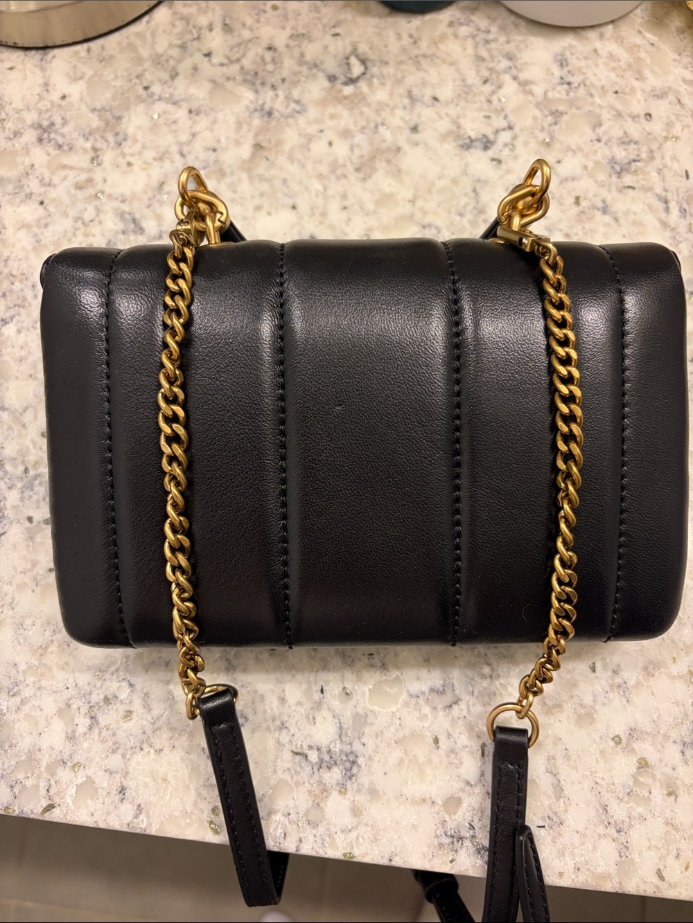 Tory Burch Kira Small Quilted Leather Satchel - Picture 3 of 6